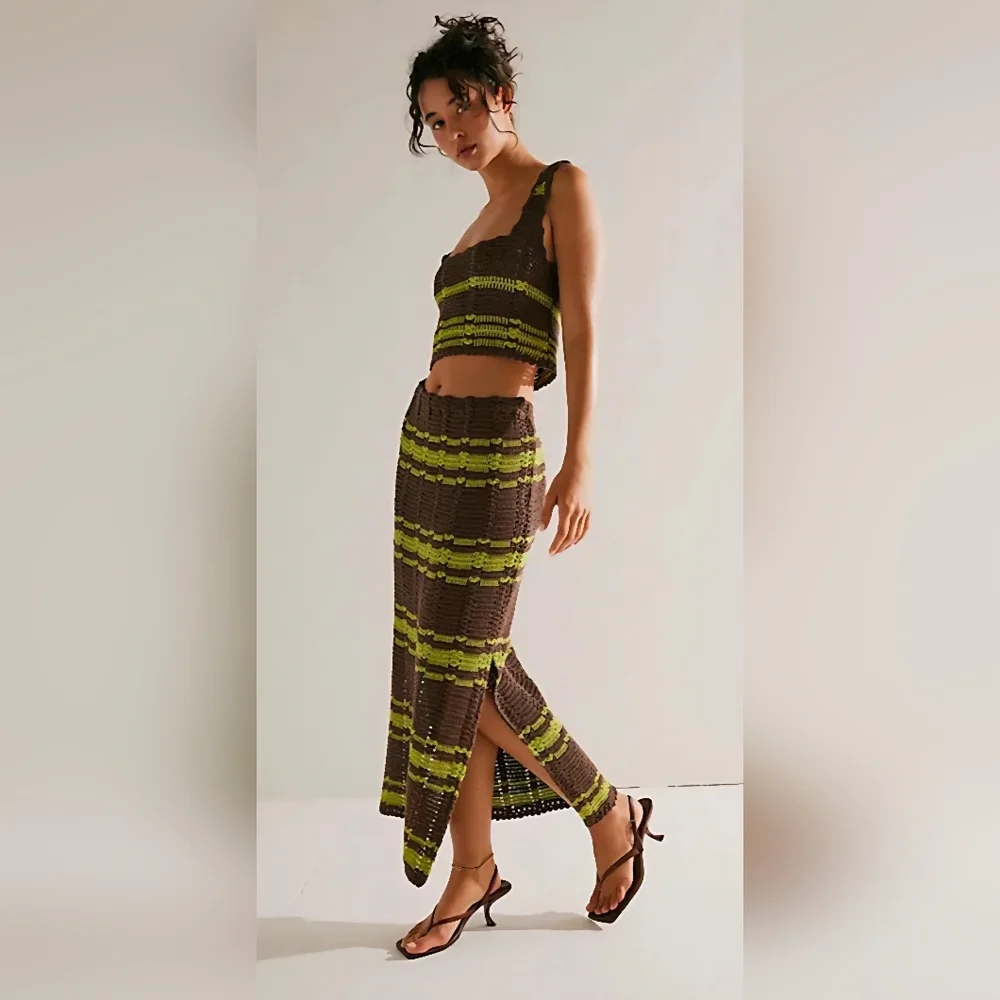 Free People Beach Knit Cover Up Set - Picture 2 of 6